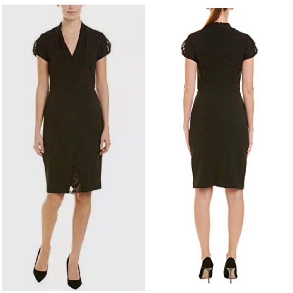 Betsey Johnson Black Lace Detail Dress